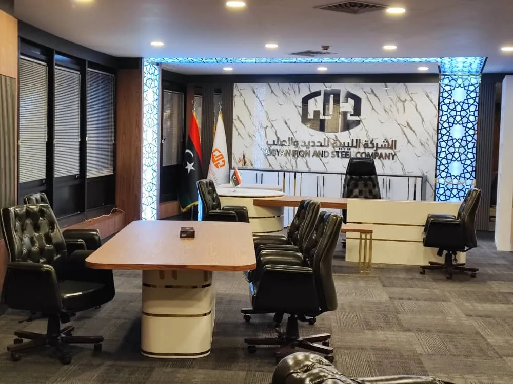 Interior décor details of the offices