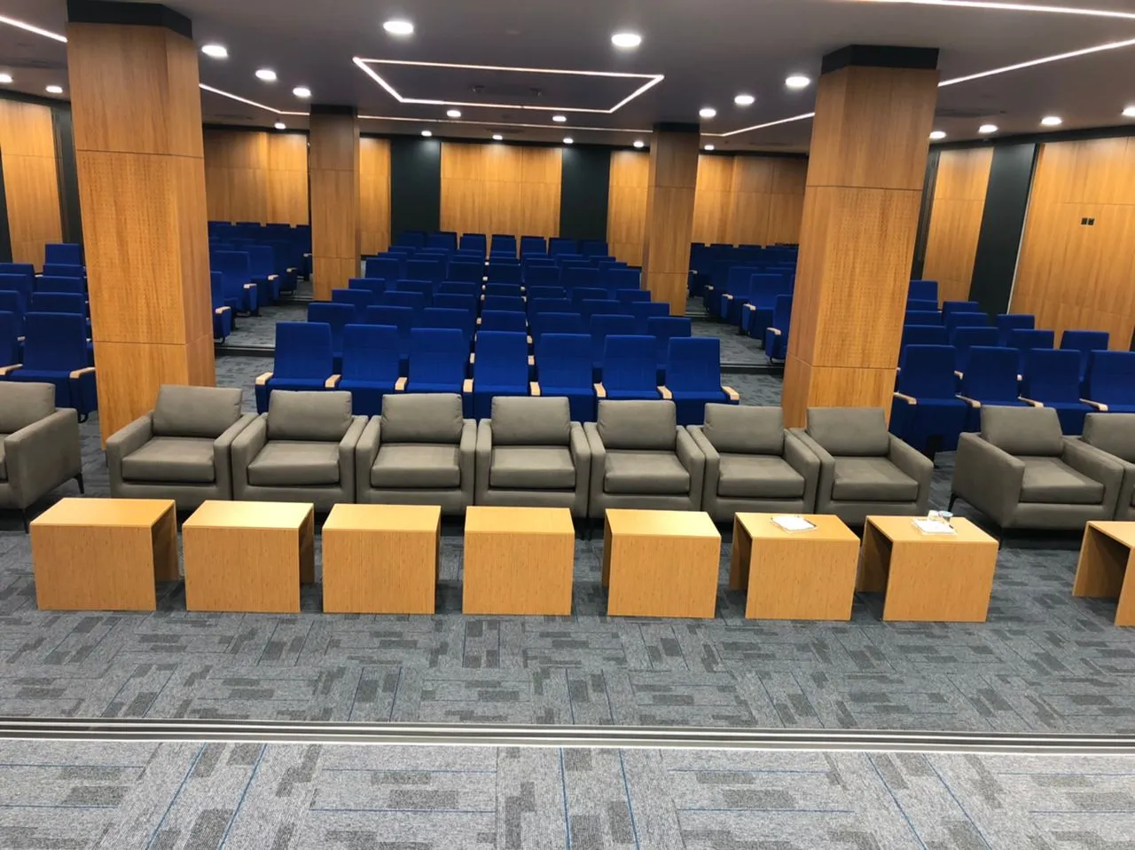 A general view of the meeting hall